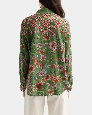Johnny Was Vintage Western Floral-Print Shirt | Thumbnail 3