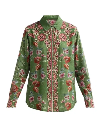 Johnny Was Vintage Western Floral-Print Shirt | Thumbnail 1