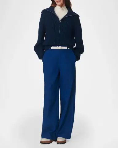 Varley Maura Half-Zip Ribbed Knit Pullover | Thumbnail 2 Varley Maura Half-Zip Ribbed Knit Pullover | Thumbnail 2