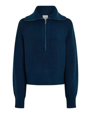 Varley Maura Half-Zip Ribbed Knit Pullover | Thumbnail 1 Varley Maura Half-Zip Ribbed Knit Pullover | Thumbnail 1