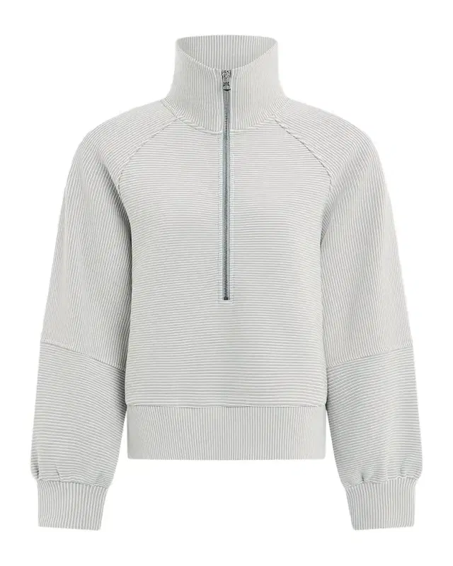 Milano Half-Zip Ribbed Sweatshirt