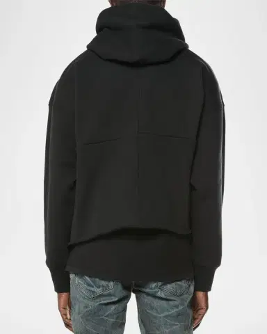 PURPLE Embellished Graphic Cotton Fleece Oversized Hoodie | Thumbnail 2 PURPLE Embellished Graphic Cotton Fleece Oversized Hoodie | Thumbnail 2