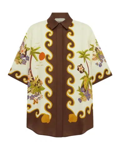 ALÉMAIS Island Cove Button-Front Linen Shirt | Thumbnail 2 ALÉMAIS Island Cove Button-Front Linen Shirt | Thumbnail 2