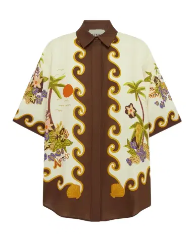 ALÉMAIS Island Cove Button-Front Linen Shirt | Thumbnail 1 ALÉMAIS Island Cove Button-Front Linen Shirt | Thumbnail 1