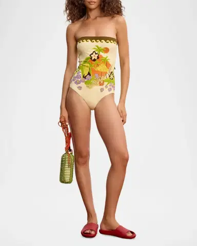 ALÉMAIS Island Cove Bandeau One-Piece Swimsuit | Thumbnail 4 ALÉMAIS Island Cove Bandeau One-Piece Swimsuit | Thumbnail 4