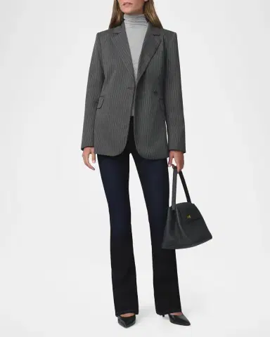 Joe's Jeans Mecah Pinstripe Double-Breasted Blazer | Thumbnail 2