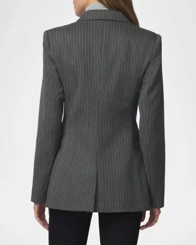 Joe's Jeans Mecah Pinstripe Double-Breasted Blazer | Thumbnail 3