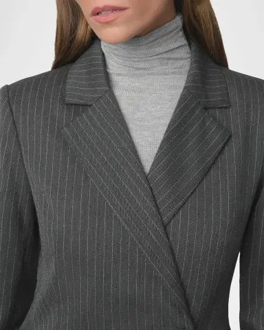 Joe's Jeans Mecah Pinstripe Double-Breasted Blazer | Thumbnail 5