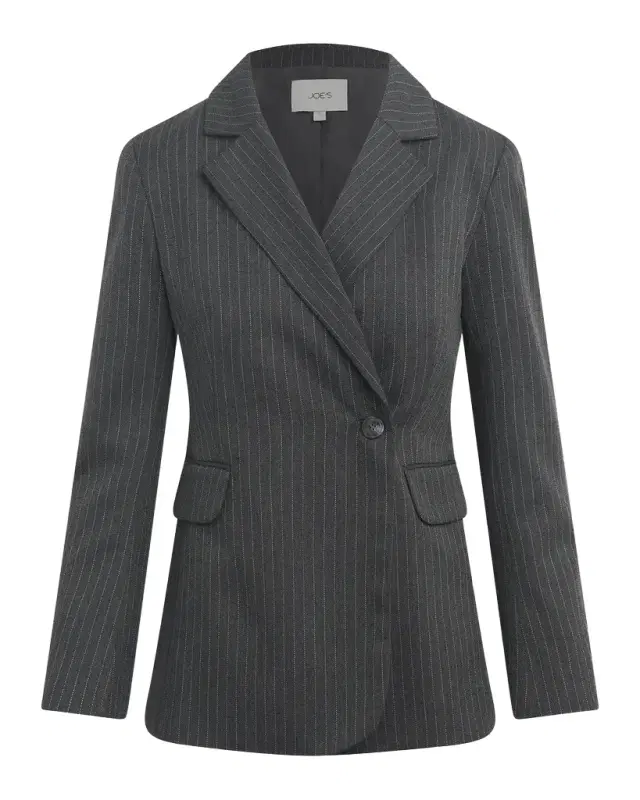 Joe's Jeans Mecah Pinstripe Double-Breasted Blazer