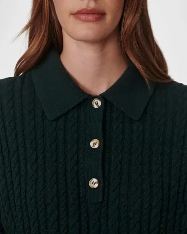 Varley Dottie Knit Polo Sweater | Thumbnail 5 Varley Dottie Knit Polo Sweater | Thumbnail 5
