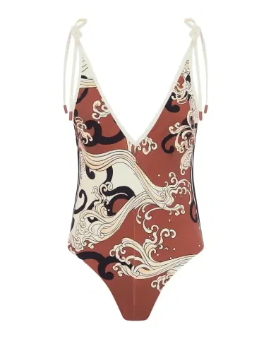 ALÉMAIS Otis V-Neck One-Piece Swimsuit | Thumbnail 1 ALÉMAIS Otis V-Neck One-Piece Swimsuit | Thumbnail 1