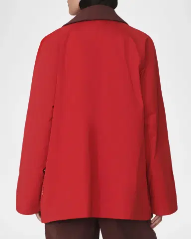 Varley Rylan Corduroy-Collar Rain Jacket | Thumbnail 3