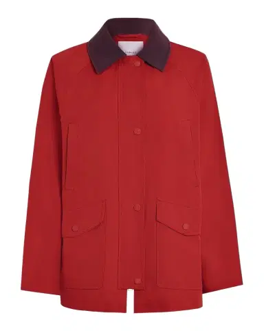 Varley Rylan Corduroy-Collar Rain Jacket | Thumbnail 1