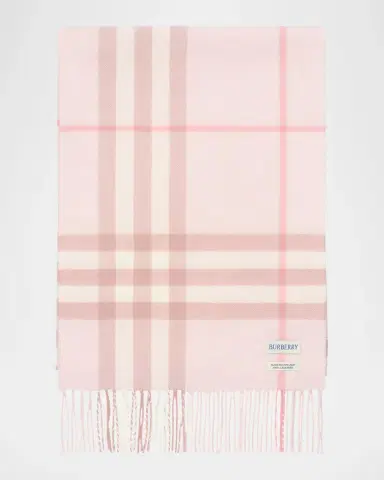 Burberry Check Cashmere Scarf | Thumbnail 2 Burberry Check Cashmere Scarf | Thumbnail 2