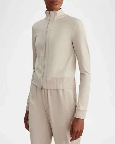 Varley Rufus Cropped Zip Cardigan | Thumbnail 3 Varley Rufus Cropped Zip Cardigan | Thumbnail 3