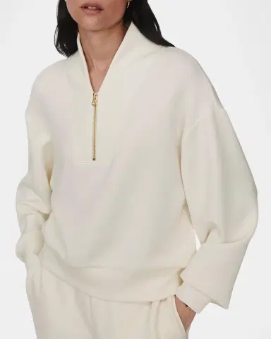 Varley Davidson Partial-Zip Sweatshirt | Thumbnail 4 Varley Davidson Partial-Zip Sweatshirt | Thumbnail 4
