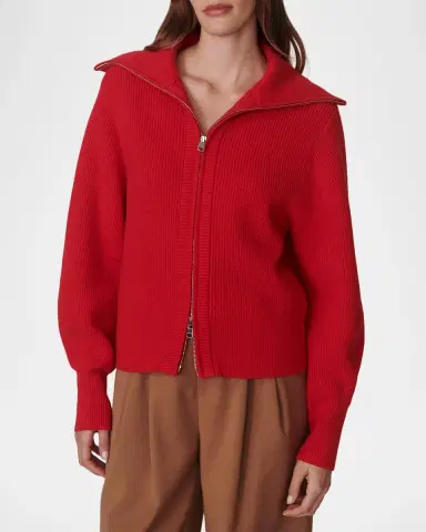 Varley Enrico Zip Knit Jacket | Thumbnail 4 Varley Enrico Zip Knit Jacket | Thumbnail 4