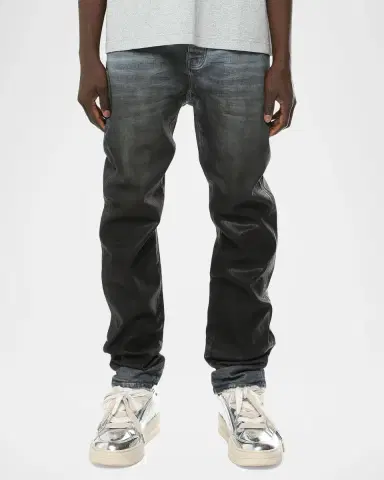 PURPLE Men's Coated Gradient Relaxed Straight-Leg Jeans | Thumbnail 3 PURPLE Men's Coated Gradient Relaxed Straight-Leg Jeans | Thumbnail 3