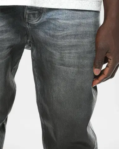 PURPLE Men's Coated Gradient Relaxed Straight-Leg Jeans | Thumbnail 4 PURPLE Men's Coated Gradient Relaxed Straight-Leg Jeans | Thumbnail 4
