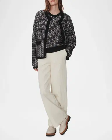 Varley Sarina Tweed Cardigan Sweater | Thumbnail 2 Varley Sarina Tweed Cardigan Sweater | Thumbnail 2