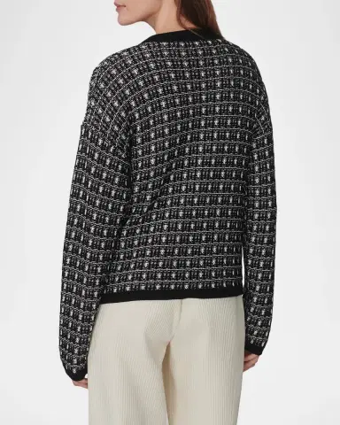 Varley Sarina Tweed Cardigan Sweater | Thumbnail 3 Varley Sarina Tweed Cardigan Sweater | Thumbnail 3