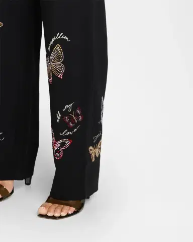 Cinq à Sept Heatset Butterfly High-Rise Trousers | Thumbnail 5