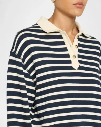 rag & bone Vintage Terry Striped Polo | Thumbnail 5