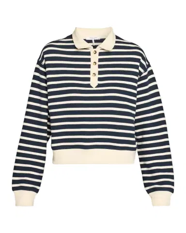 rag & bone Vintage Terry Striped Polo | Thumbnail 1