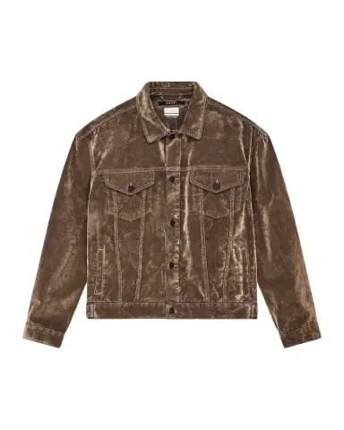 Ksubi Oh G Flocked Cotton Corduroy Trucker Jacket | Thumbnail 1 Ksubi Oh G Flocked Cotton Corduroy Trucker Jacket | Thumbnail 1