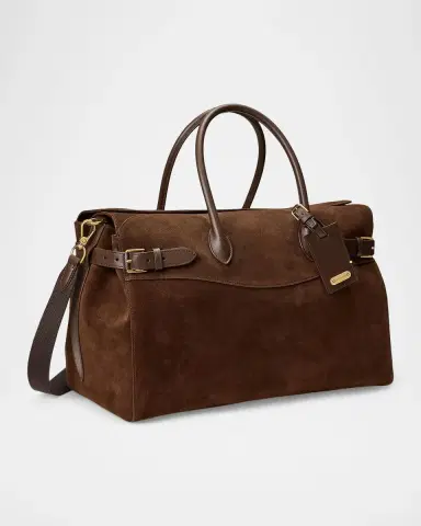 Ralph Lauren Purple Label Men's Bedford Calf-Suede Duffel | Thumbnail 3 Ralph Lauren Purple Label Men's Bedford Calf-Suede Duffel | Thumbnail 3