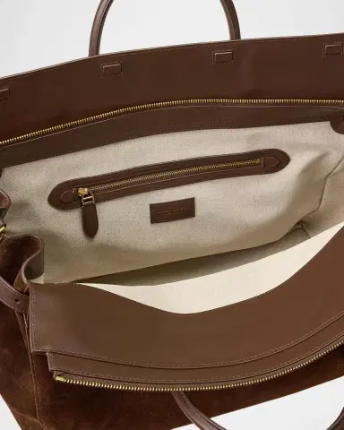 Ralph Lauren Purple Label Men's Bedford Calf-Suede Duffel | Thumbnail 4 Ralph Lauren Purple Label Men's Bedford Calf-Suede Duffel | Thumbnail 4