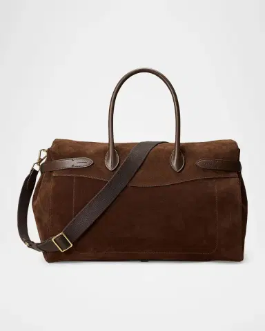 Ralph Lauren Purple Label Men's Bedford Calf-Suede Duffel | Thumbnail 6 Ralph Lauren Purple Label Men's Bedford Calf-Suede Duffel | Thumbnail 6