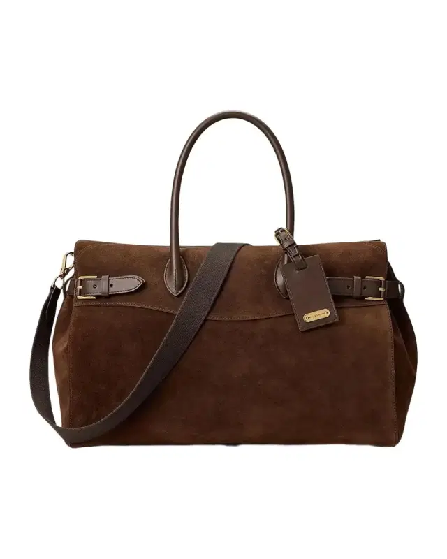 Ralph Lauren Purple Label Men's Bedford Calf-Suede Duffel