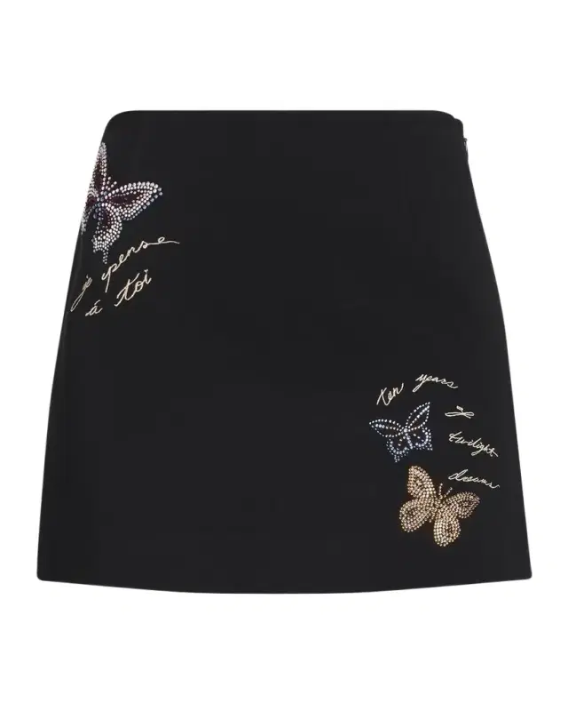 Heatset Butterfly Mini Skirt