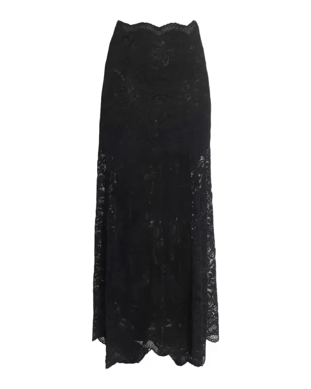 Rabanne Lace A-Line Maxi Skirt