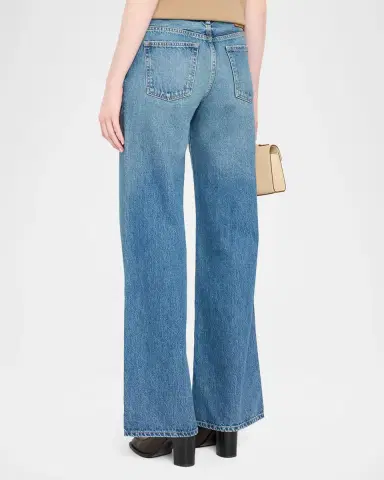 Moussy Vintage Missouri Low-Rise Wide-Leg Jeans | Thumbnail 3 Moussy Vintage Missouri Low-Rise Wide-Leg Jeans | Thumbnail 3