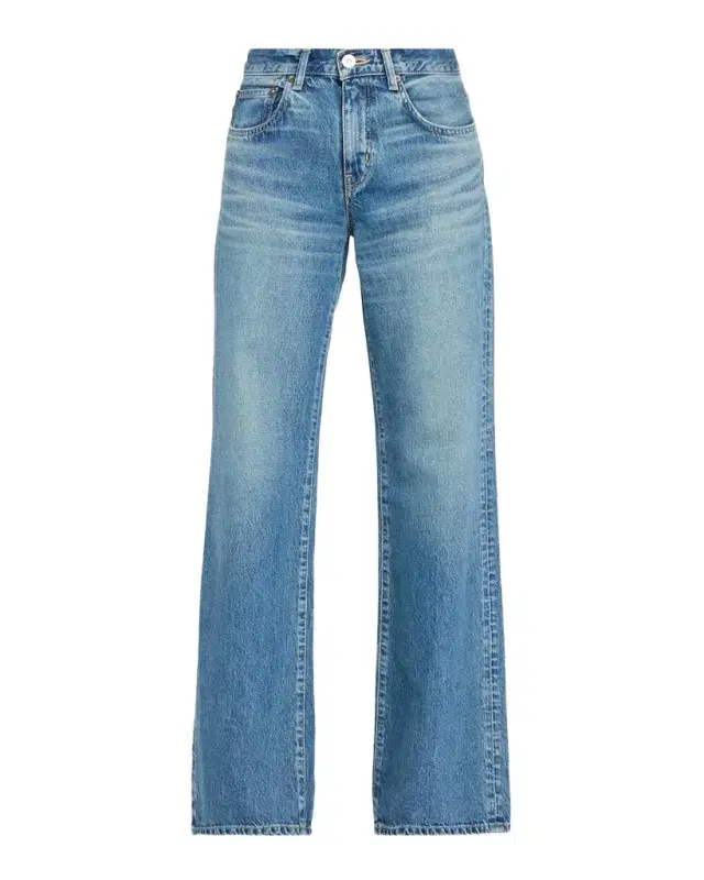 Moussy Vintage Missouri Low-Rise Wide-Leg Jeans