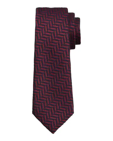 Giorgio Armani Men's Geometric Herringbone Tie | Thumbnail 1 Giorgio Armani Men's Geometric Herringbone Tie | Thumbnail 1