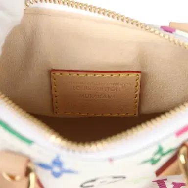 Louis Vuitton Louis Vuitton X Murakami Nano Speedy Bag White Multicolor Monogram Gold Hardware | Thumbnail 9 Louis Vuitton Louis Vuitton X Murakami Nano Speedy Bag White Multicolor Monogram Gold Hardware | Thumbnail 9