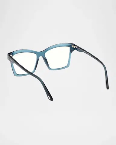 Tom Ford Men's Acetate Square Blue-Block Frames | Thumbnail 2 Tom Ford Men's Acetate Square Blue-Block Frames | Thumbnail 2
