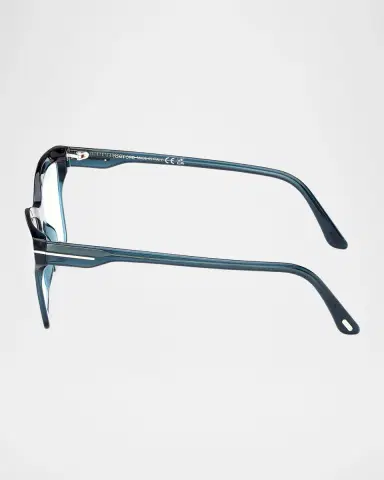 Tom Ford Men's Acetate Square Blue-Block Frames | Thumbnail 4 Tom Ford Men's Acetate Square Blue-Block Frames | Thumbnail 4