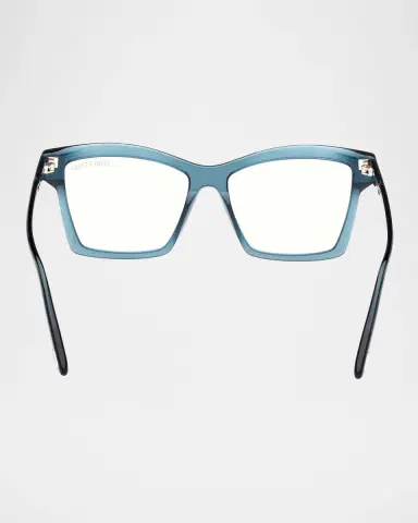 Tom Ford Men's Acetate Square Blue-Block Frames | Thumbnail 6 Tom Ford Men's Acetate Square Blue-Block Frames | Thumbnail 6