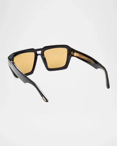 Tom Ford Men's FT1202M Acetate Rectangle Sunglasses | Thumbnail 2 Tom Ford Men's FT1202M Acetate Rectangle Sunglasses | Thumbnail 2