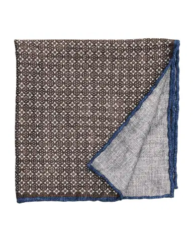 Brunello Cucinelli Men's Double-Face Silk Pocket Square | Thumbnail 2