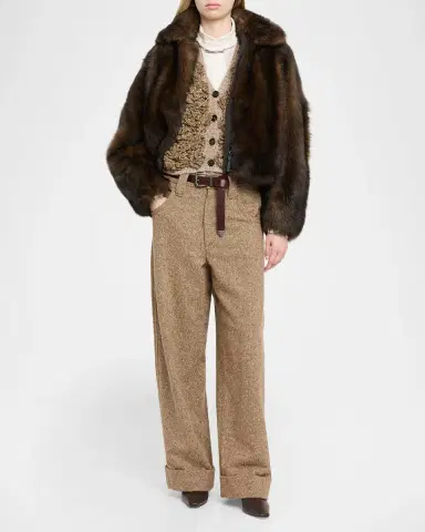 Brunello Cucinelli Cashmere-Blend Sequin Knitted Vest | Thumbnail 2 Brunello Cucinelli Cashmere-Blend Sequin Knitted Vest | Thumbnail 2