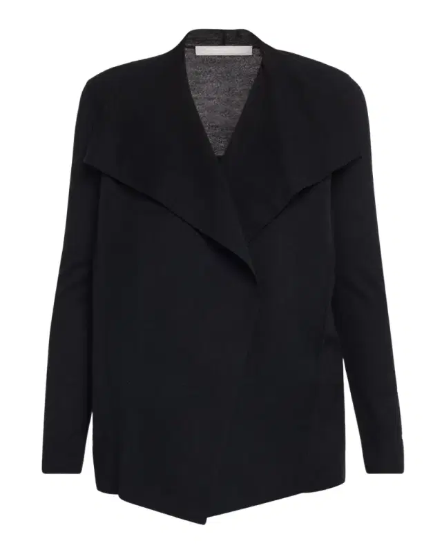 Neiman Marcus Cashmere Draped-Front Cardigan