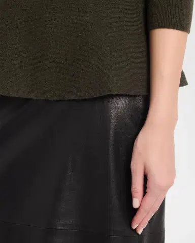 Neiman Marcus Cashmere Peplum Top | Thumbnail 5 Neiman Marcus Cashmere Peplum Top | Thumbnail 5