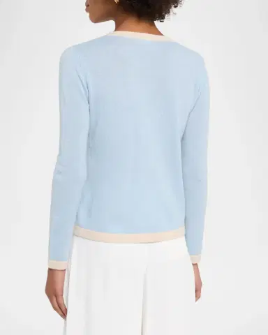 Neiman Marcus Cashmere V-Neck Cardigan | Thumbnail 2 Neiman Marcus Cashmere V-Neck Cardigan | Thumbnail 2