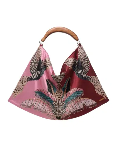 Farm Rio Botanical-Print Scarf Hobo Bag | Thumbnail 1