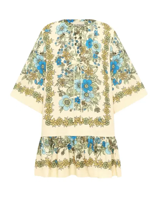 ALÉMAIS Sophia Drop-Waist Mini Dress